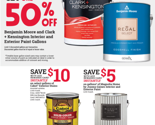 Labor Day Paint Savings