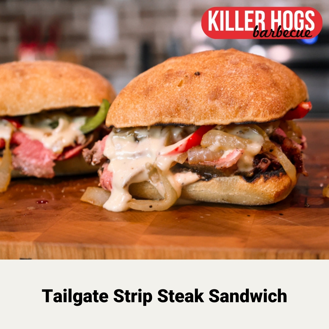 Tailgate Strip Steak Sandwich