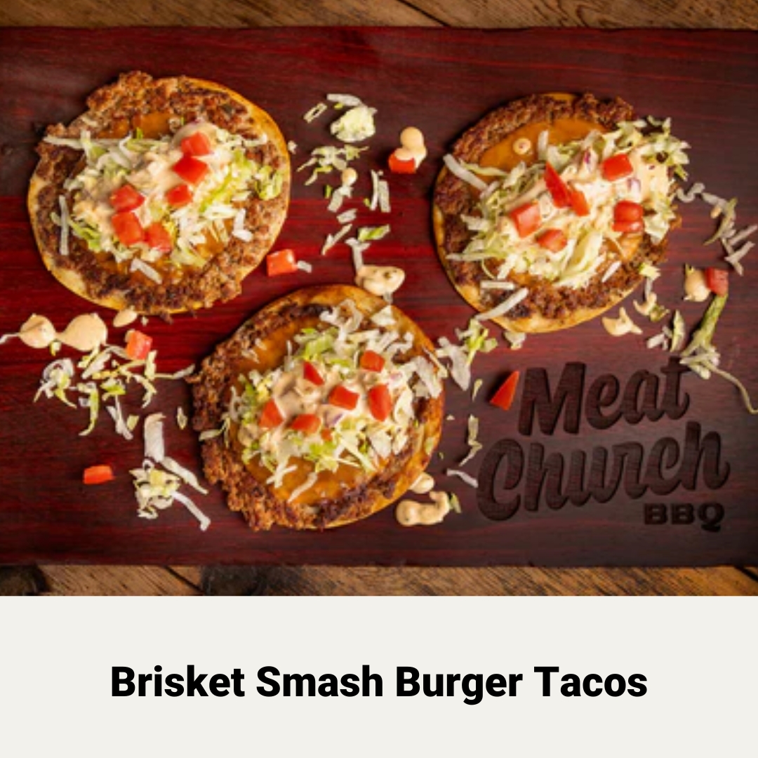 Brisket Smash Burger Tacos