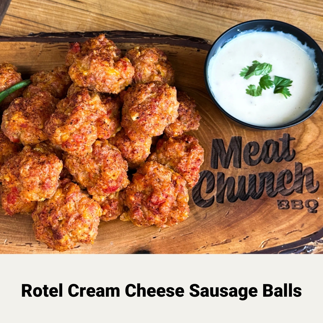 Rotel Cream Cheese Sausage Balls
